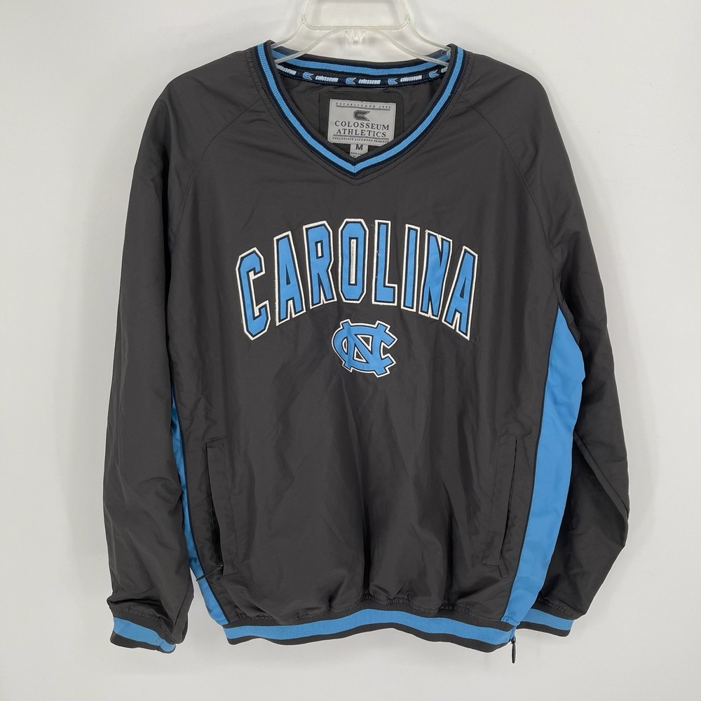 Colosseum Athletics Men's Gray UNC North Carolina Tar Heels Windshirt Size‎ M